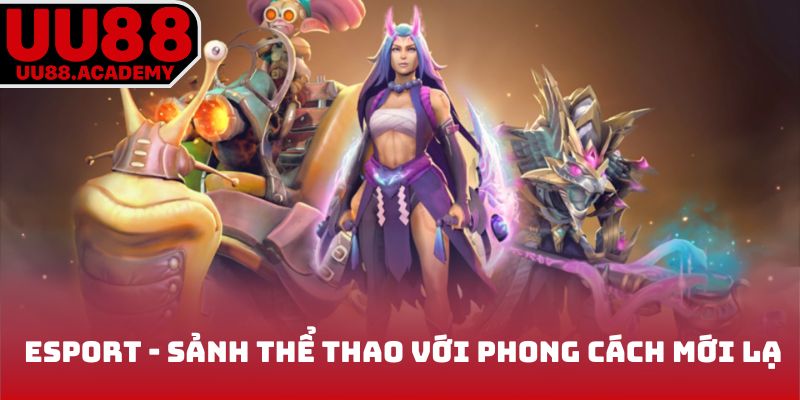 Esport - Sảnh thể thao với phong cách mới lạ